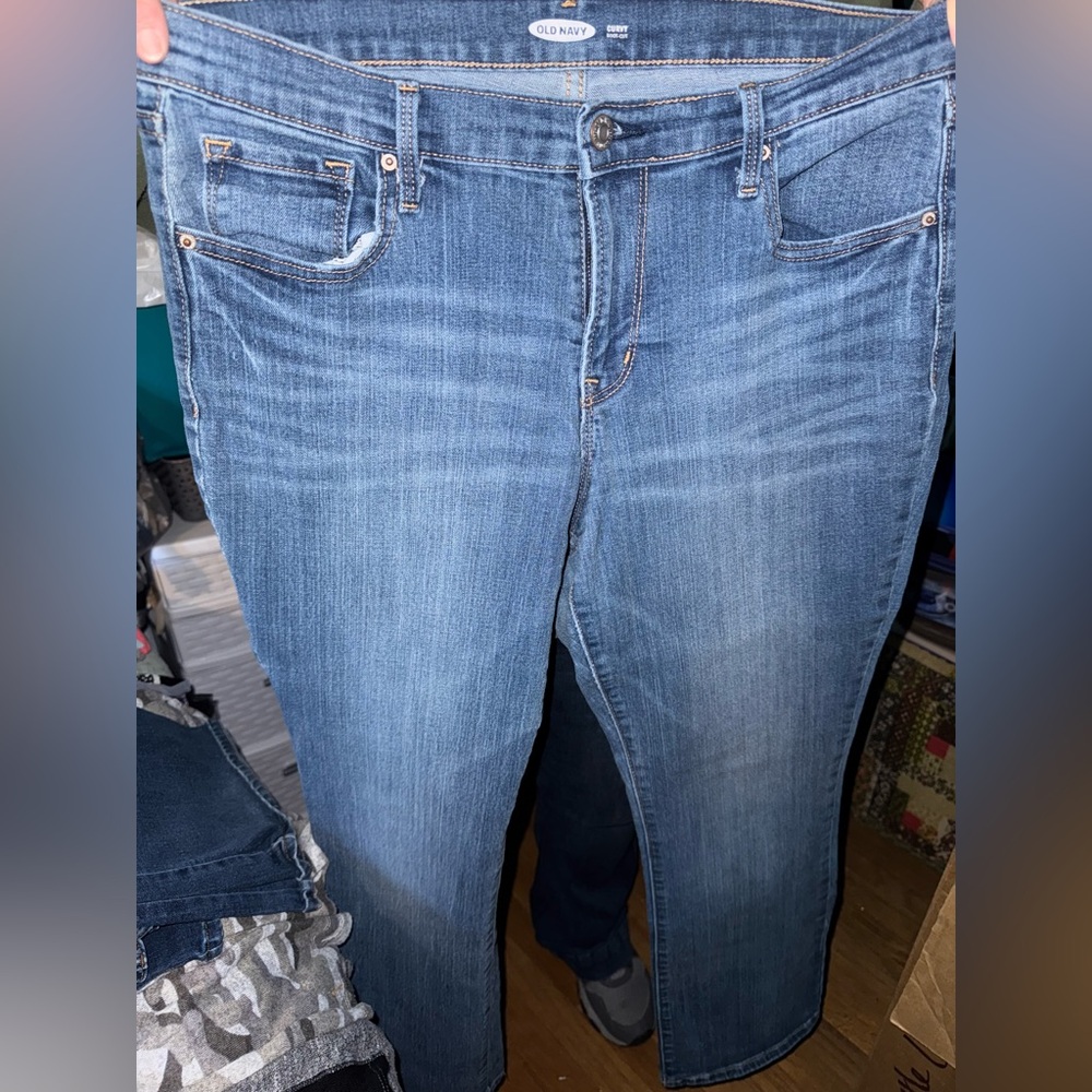 Bootcut jeans lighter wash